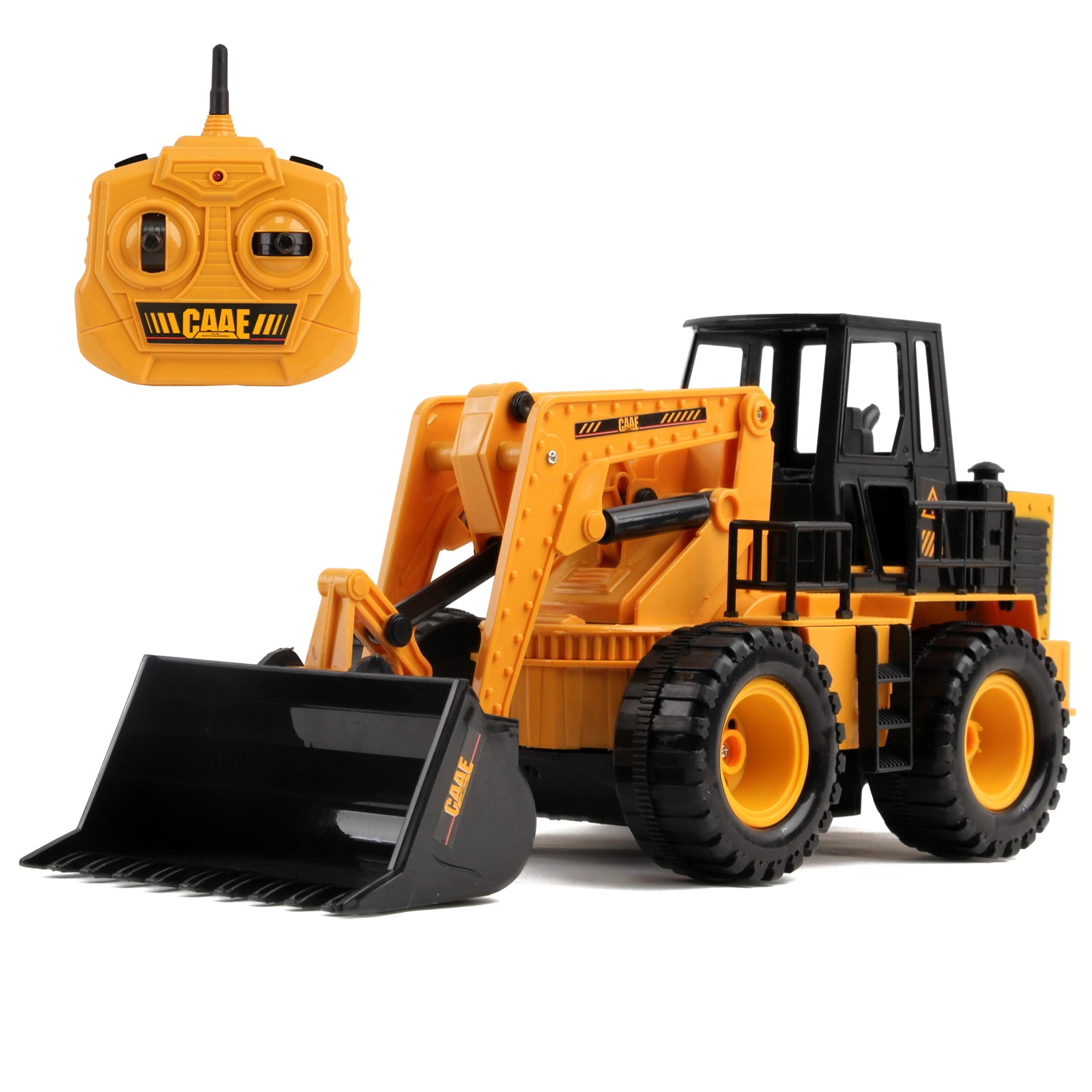 Full Functional RC Bulldozer 1:24 Scale 2.4Ghz Construction Toy Tractor Truck Electric Remote Control Radio Digger Car Ready To Run RTR Perfect Vehicle Gift For Kids